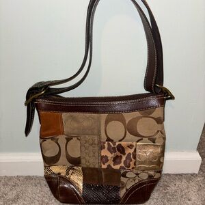 Coach Patchwork Shoulder Bag